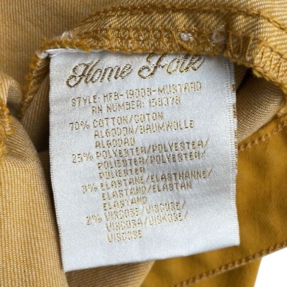 Mustard Yellow High Rise Flare Jeans | Stretch Boutique Denim | NWT | 16 - Picture 11 of 15
